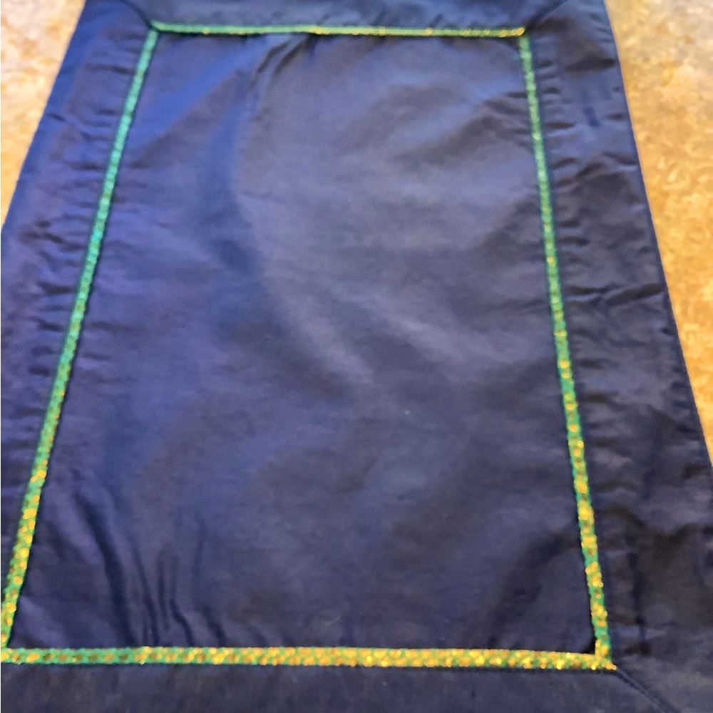 NINE NAVY PLACEMATS